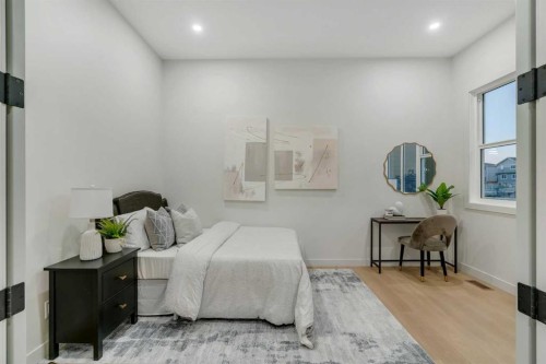 341 Limestone Bay, Balzac, AB - Indoor Photo Showing Bedroom