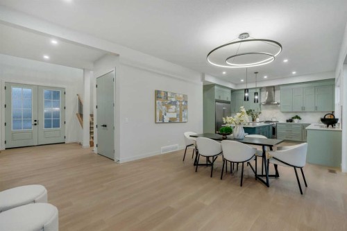 341 Limestone Bay, Balzac, AB - Indoor Photo Showing Dining Room