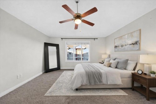 194 Sherwood Mount Nw, Calgary, AB - Indoor Photo Showing Bedroom
