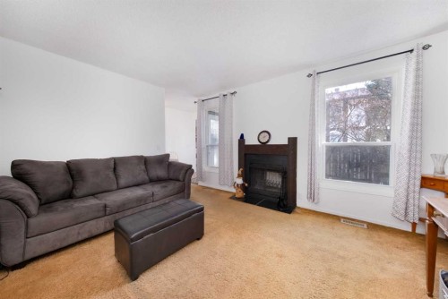 5-3200 60 Street, Calgary, AB - Indoor Photo Showing Living Room With Fireplace