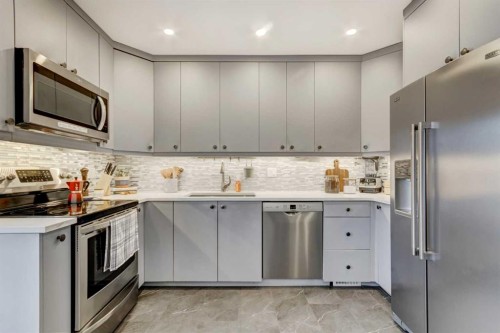 27 Rivercrest Circle Se, Calgary, AB - Indoor Photo Showing Kitchen With Stainless Steel Kitchen With Upgraded Kitchen