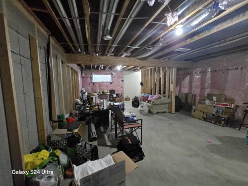 1509 Bayview Point Sw, Airdrie, AB - Indoor Photo Showing Basement