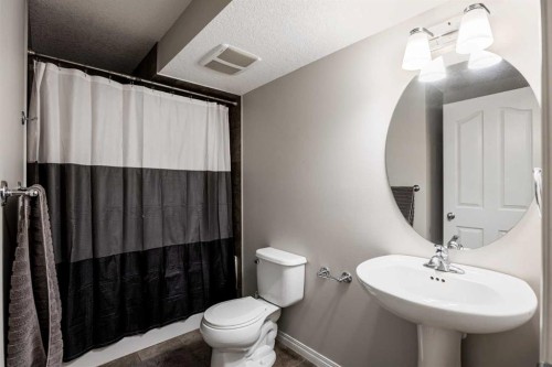 526 New Brighton Drive Se, Calgary, AB - Indoor Photo Showing Bathroom