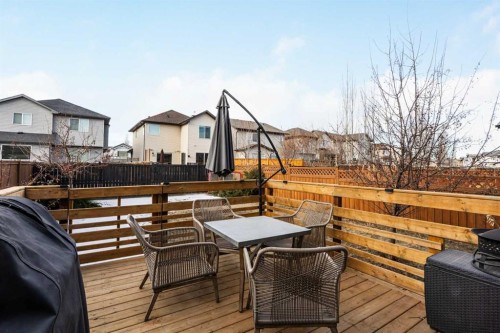 526 New Brighton Drive Se, Calgary, AB - Outdoor With Deck Patio Veranda