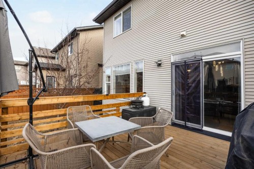 526 New Brighton Drive Se, Calgary, AB - Outdoor With Deck Patio Veranda With Exterior