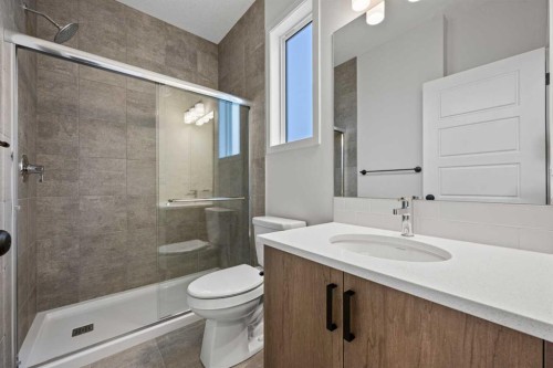 117 Bridgeport Gate, Chestermere, AB - Indoor Photo Showing Bathroom
