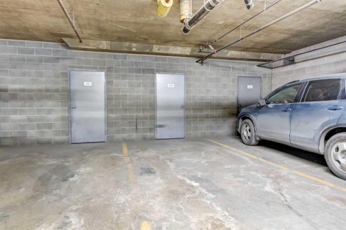 413-15 Everstone Drive Sw, Calgary, AB - Indoor Photo Showing Garage
