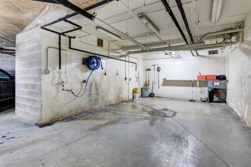 413-15 Everstone Drive Sw, Calgary, AB - Indoor Photo Showing Garage