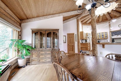 283096 Range Rd 51, Rural Rocky View County, AB - Indoor Photo Showing Dining Room
