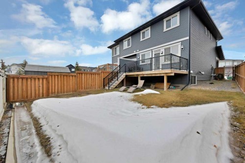 122 Kingfisher Crescent Se, Airdrie, AB - Outdoor With Deck Patio Veranda