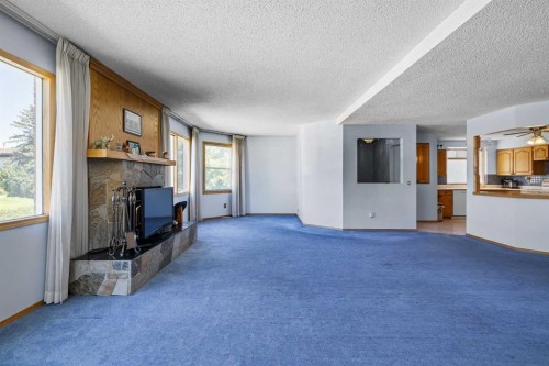 3236 Doverville Crescent Se, Calgary, AB - Indoor With Fireplace