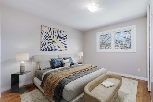 8111 Ranchview Drive Nw, Calgary, AB - Indoor Photo Showing Bedroom