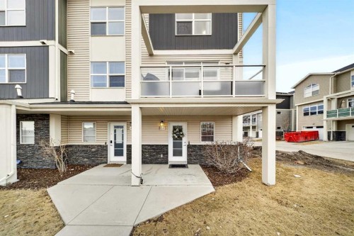 404 Redstone View Ne, Calgary, AB - Outdoor With Balcony With Facade