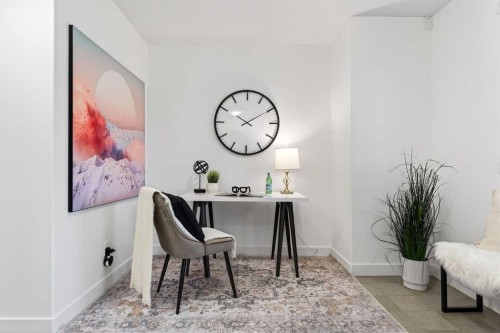404 Redstone View Ne, Calgary, AB - Indoor Photo Showing Office