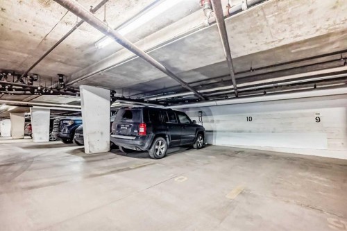 225-333 Riverfront Avenue Se, Calgary, AB - Indoor Photo Showing Garage