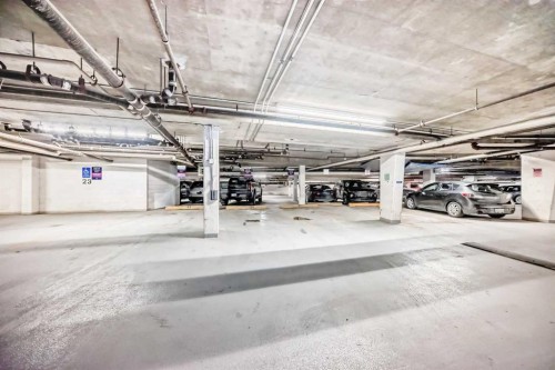 225-333 Riverfront Avenue Se, Calgary, AB - Indoor Photo Showing Garage