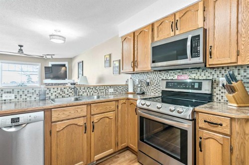 142 Freeman Way Nw, High River, AB - Indoor Photo Showing Kitchen With Double Sink