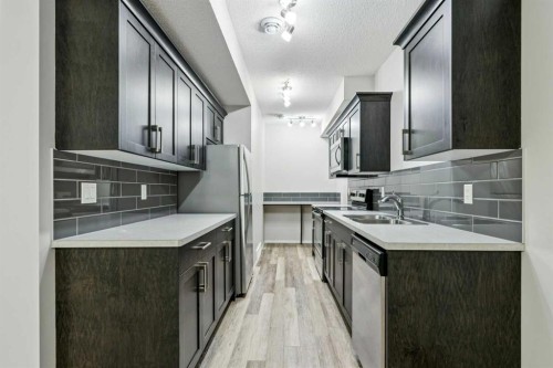 95 Cornerstone Avenue Ne, Calgary, AB - Indoor Photo Showing Kitchen With Double Sink With Upgraded Kitchen