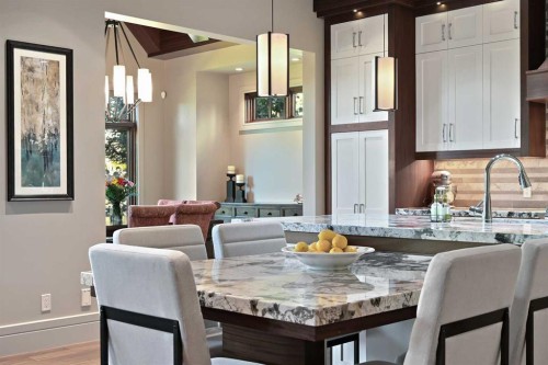 31 Spring Valley Heights Sw, Calgary, AB - Indoor Photo Showing Dining Room