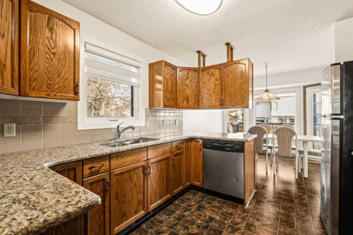 224 Eldorado Place Ne, Calgary, AB - Indoor Photo Showing Kitchen With Double Sink