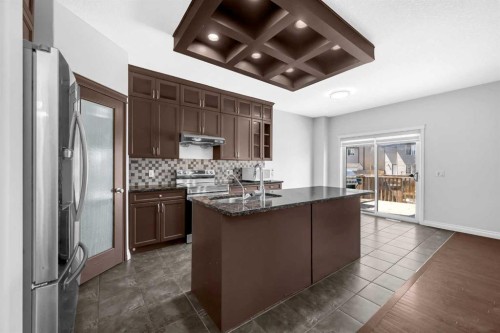 422 Taralake Way Ne, Calgary, AB - Indoor Photo Showing Kitchen With Upgraded Kitchen