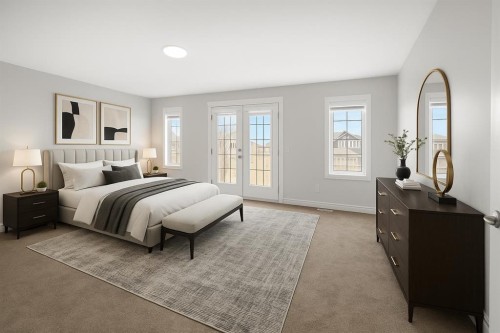 422 Taralake Way Ne, Calgary, AB - Indoor Photo Showing Bedroom