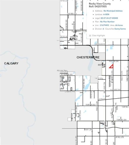 Range Rd 275, Rural Rocky View County, AB 