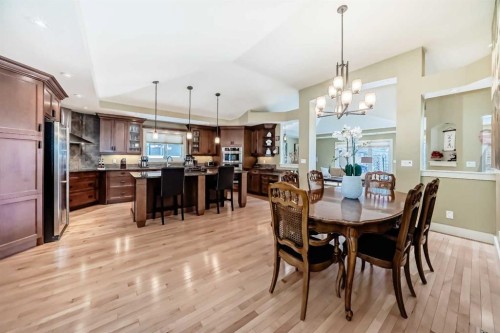 36 Dalrymple Green Nw, Calgary, AB - Indoor Photo Showing Dining Room