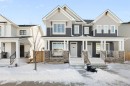 277 Ellen Way, Crossfield, AB  - Outdoor With Deck Patio Veranda With Facade 