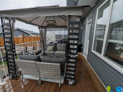 277 Ellen Way, Crossfield, AB - Outdoor With Deck Patio Veranda With Exterior