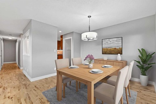 740 Lysander Drive Se, Calgary, AB - Indoor Photo Showing Dining Room