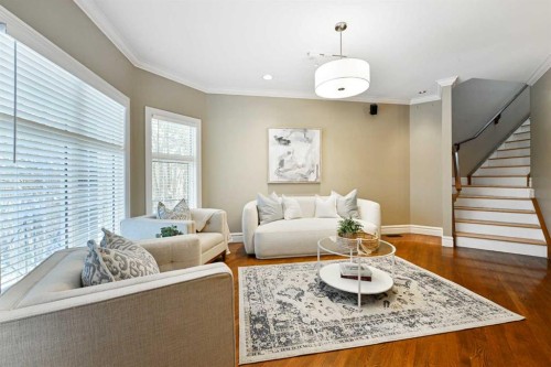 3821 1A Street Sw, Calgary, AB - Indoor Photo Showing Living Room