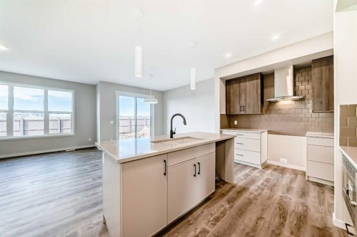 35 Bartlett Crescent Se, Calgary, AB - Indoor Photo Showing Kitchen With Upgraded Kitchen
