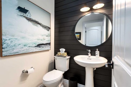 23 Cranbrook Green Se, Calgary, AB - Indoor Photo Showing Bathroom