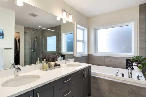 23 Cranbrook Green Se, Calgary, AB - Indoor Photo Showing Bathroom