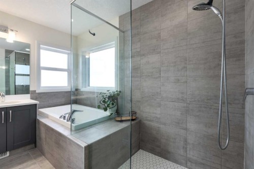 23 Cranbrook Green Se, Calgary, AB - Indoor Photo Showing Bathroom