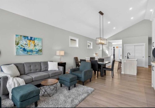 184 Precedence Hill, Cochrane, AB - Indoor Photo Showing Living Room