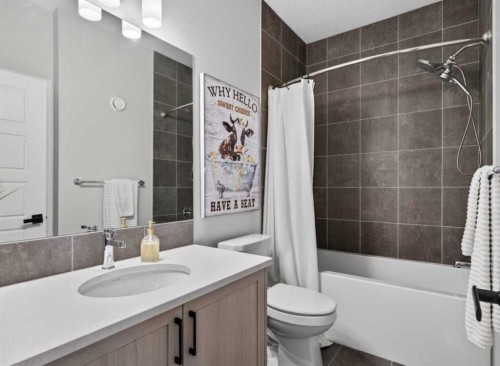 184 Precedence Hill, Cochrane, AB - Indoor Photo Showing Bathroom