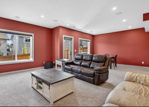 184 Precedence Hill, Cochrane, AB - Indoor Photo Showing Living Room