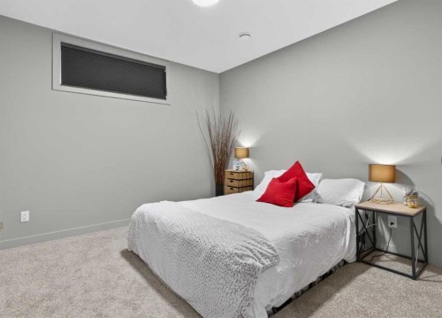 184 Precedence Hill, Cochrane, AB - Indoor Photo Showing Bedroom