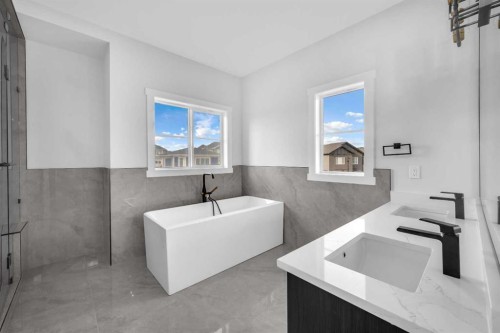 203 Kinniburgh Place, Chestermere, AB - Indoor Photo Showing Bathroom