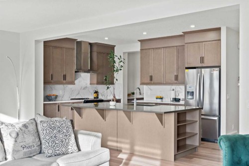 461 Corner Meadows Way Ne, Calgary, AB - Indoor Photo Showing Kitchen