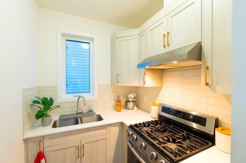 228 Windrow Link Sw, Airdrie, AB - Indoor Photo Showing Kitchen