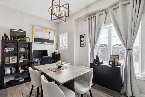 1009-250 Fireside View, Cochrane, AB - Indoor Photo Showing Dining Room