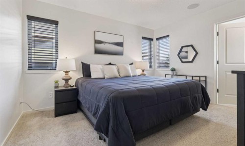 100 Sage Valley Drive Nw, Calgary, AB - Indoor Photo Showing Bedroom