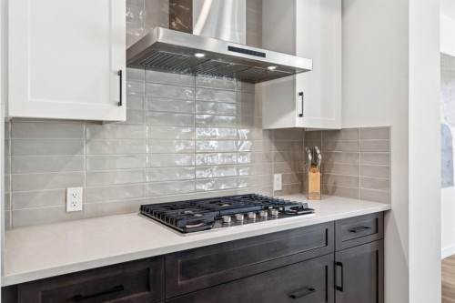 170 Creekstone Path Sw, Calgary, AB - Indoor Photo Showing Kitchen With Upgraded Kitchen
