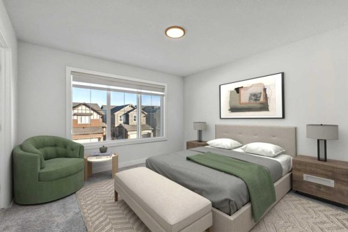 170 Creekstone Path Sw, Calgary, AB - Indoor Photo Showing Bedroom