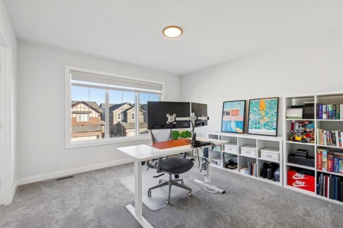 170 Creekstone Path Sw, Calgary, AB - Indoor Photo Showing Office