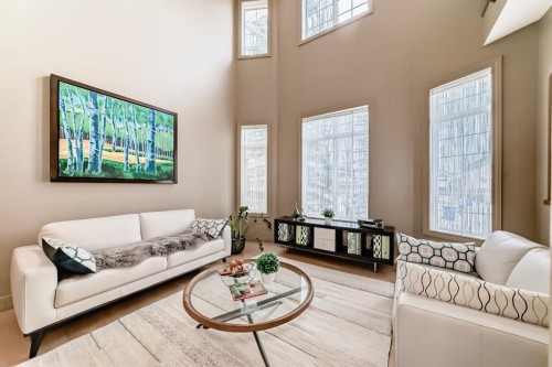 38 Discovery Ridge Green Sw, Calgary, AB - Indoor Photo Showing Living Room
