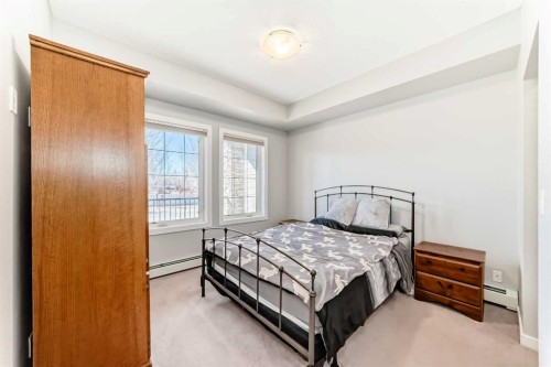 107-100 Cranfield Common Se, Calgary, AB - Indoor Photo Showing Bedroom